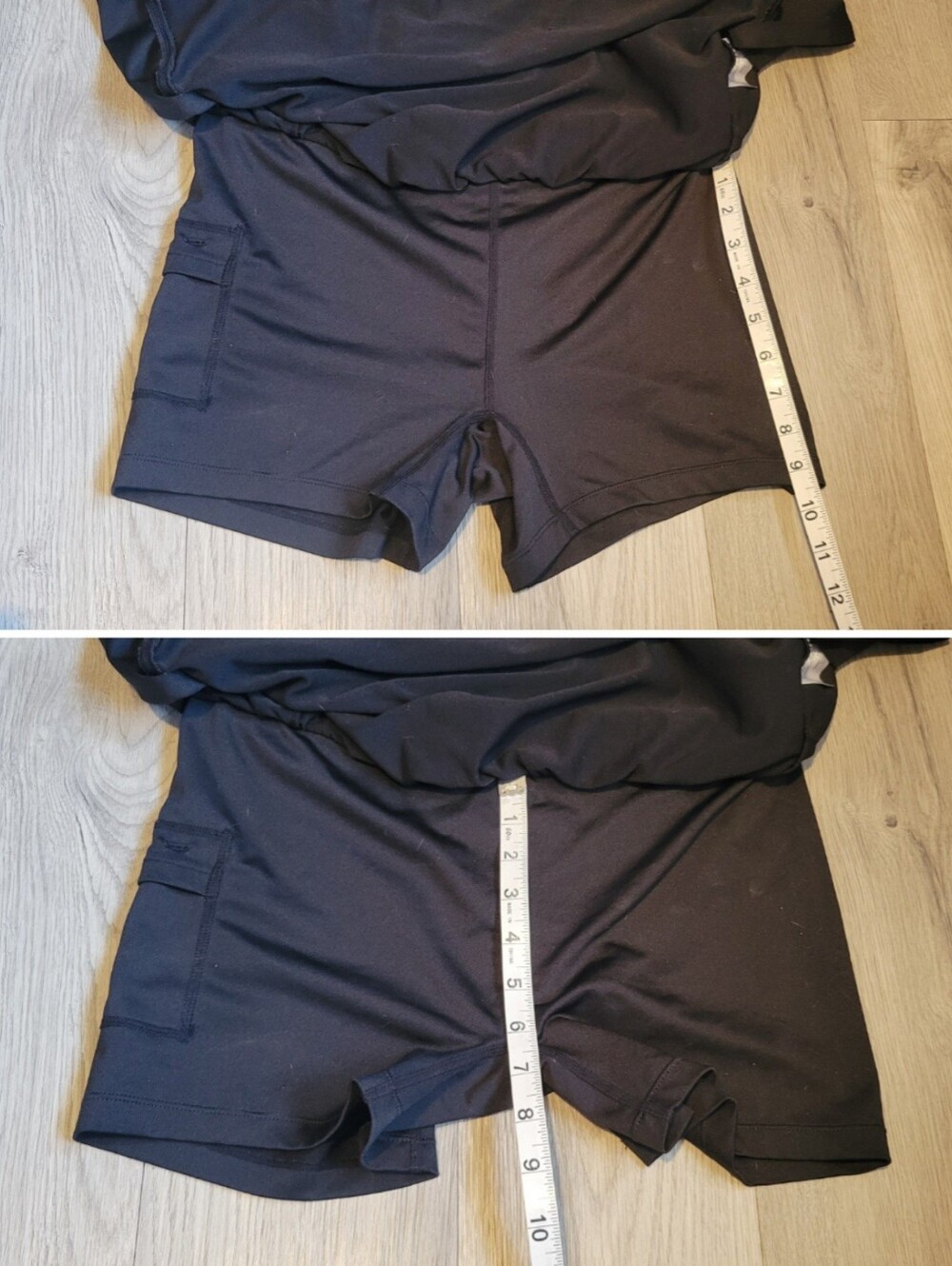 New Balance Lightning Dry Black Athletic Skorts (Skirt + Built-in Short), Medium - Picture 10 of 16